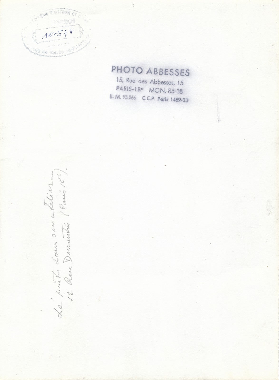 photo Louis Teppa 1902-1972 peintre Montmartre atelier tirage argentique époque