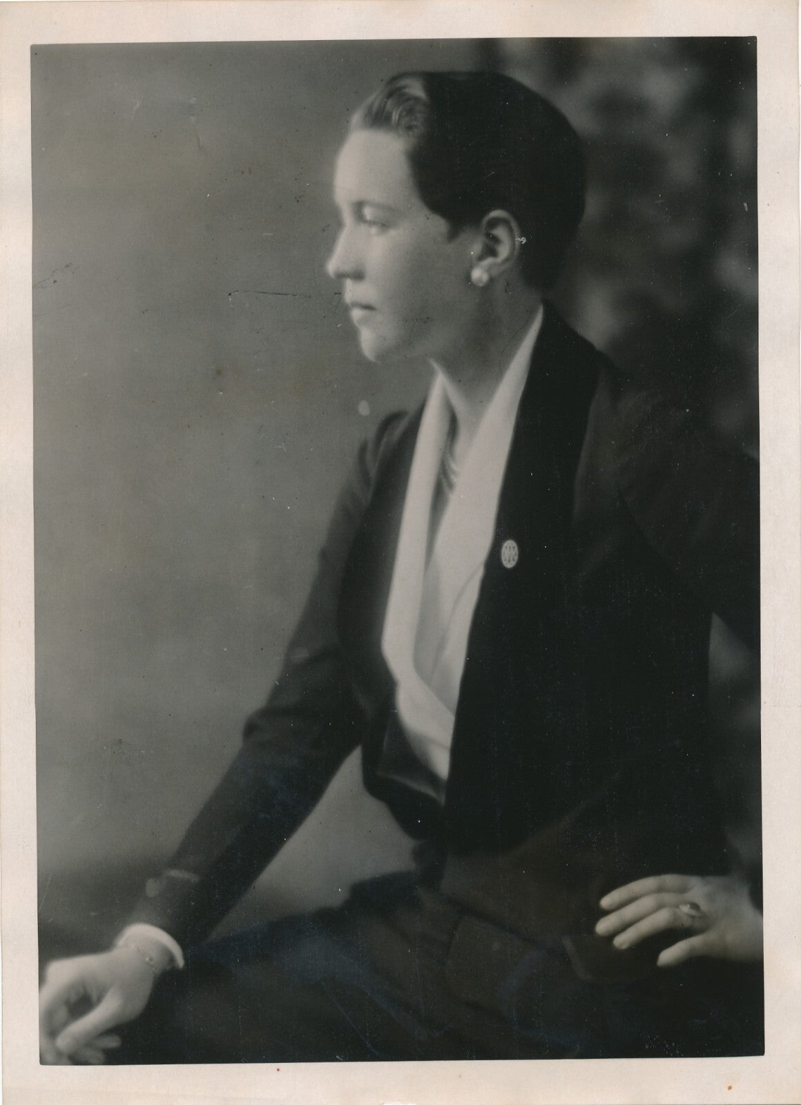 Natalie HAYS HAMMOND art textile peintre 1931 photo photographie époque