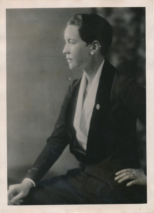 Natalie HAYS HAMMOND art textile peintre 1931 photo photographie époque