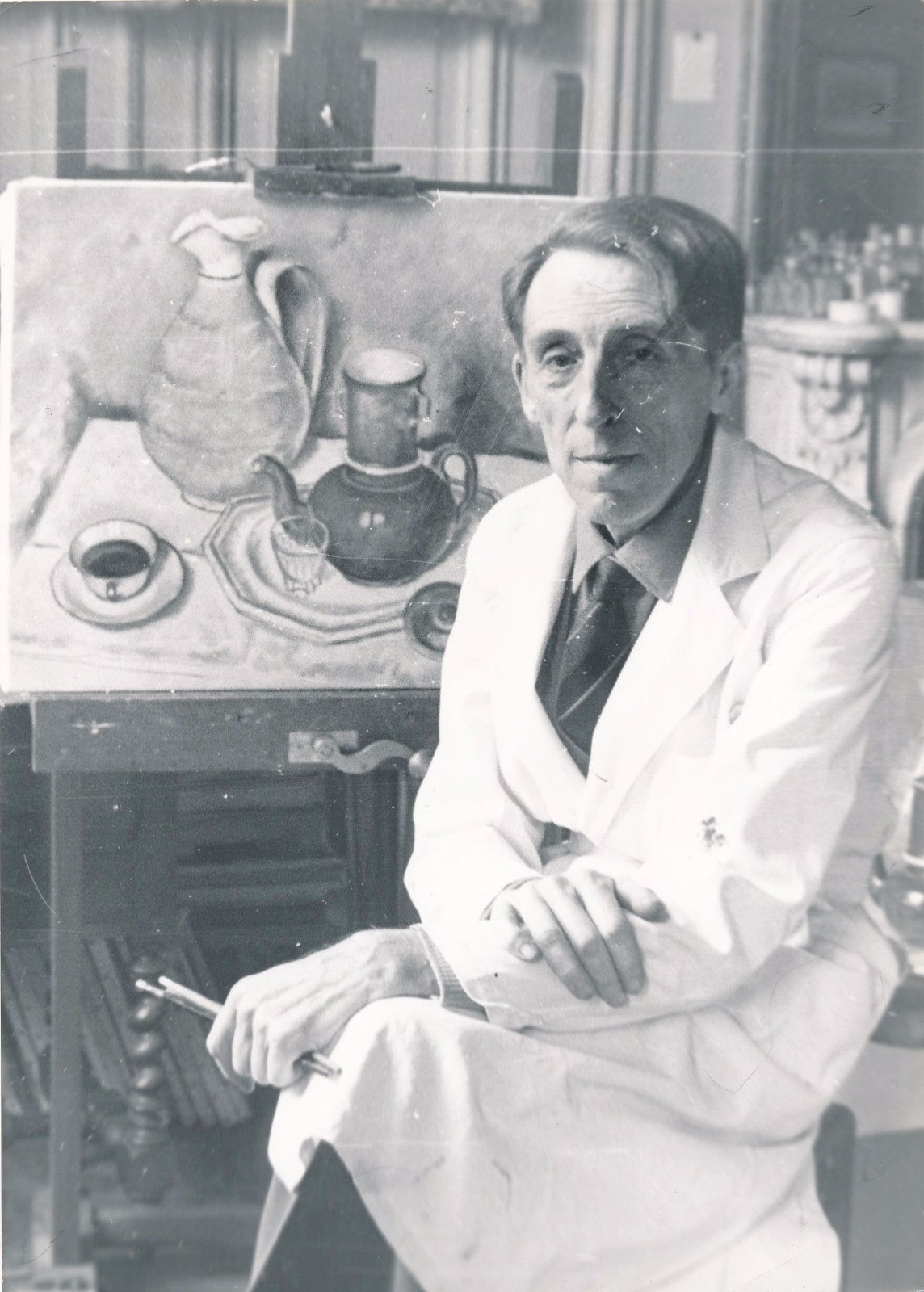 photo André Tzanck tirage argentique époque Nordmann v. 1950 peintre