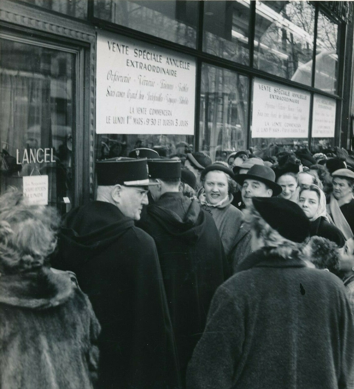 Lancel Paris vente spéciale  photographie photo tirage argentique v. 1950 luxe