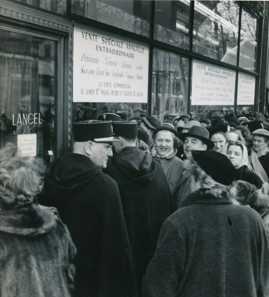 Lancel Paris vente spéciale  photographie photo tirage argentique v. 1950 luxe