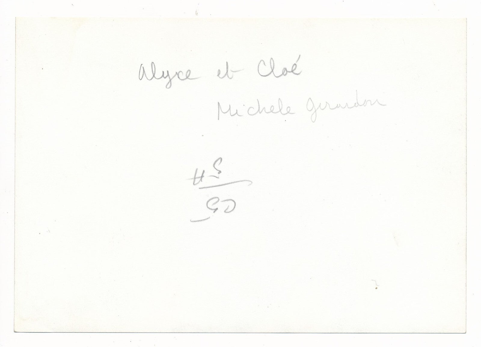 Alyse et Cloé 1970 René Gainville Michele GIRARDON Karin Jacobsen cinéma photo