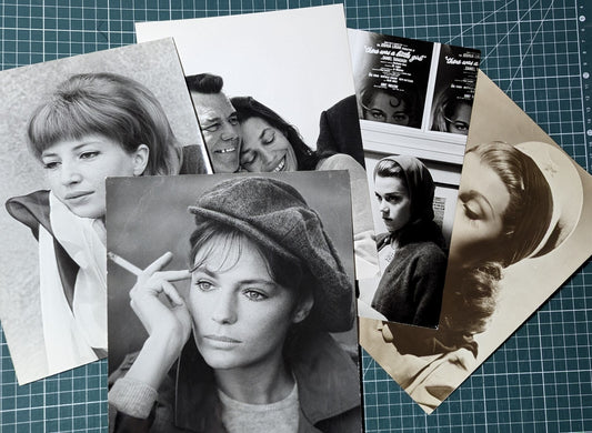 Cinéma 5 actrices Fonda Vitti Birkin Bisset Hayworth photo photographie