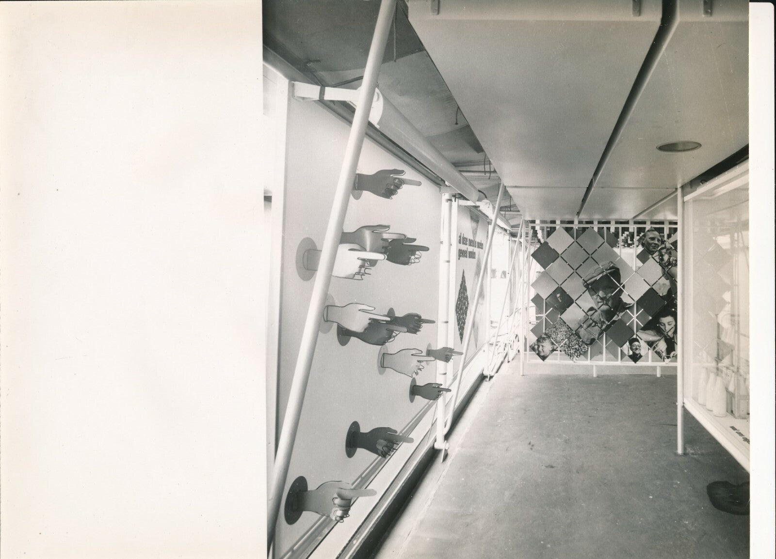 1952 Bestaan barges Hollande exposition plan Marshall 18 photo photographie USA