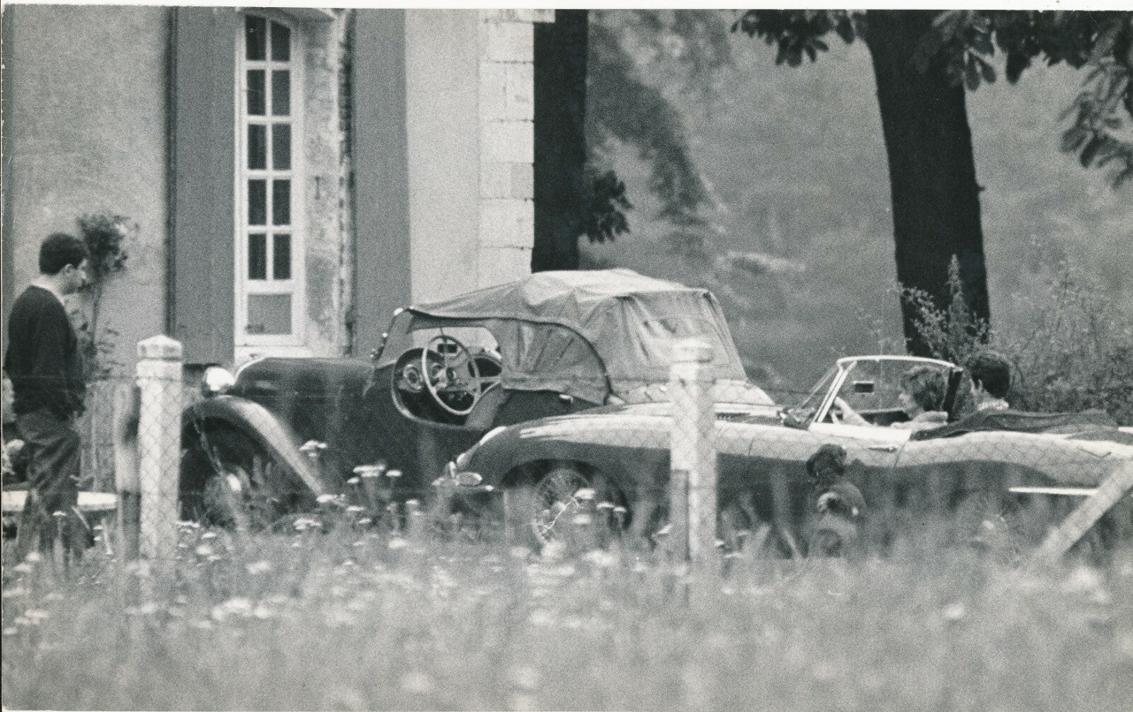 François SAGAN écrivaine tirage argentique presse voiture sport photographie