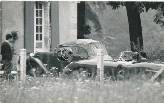 François SAGAN écrivaine tirage argentique presse voiture sport photographie
