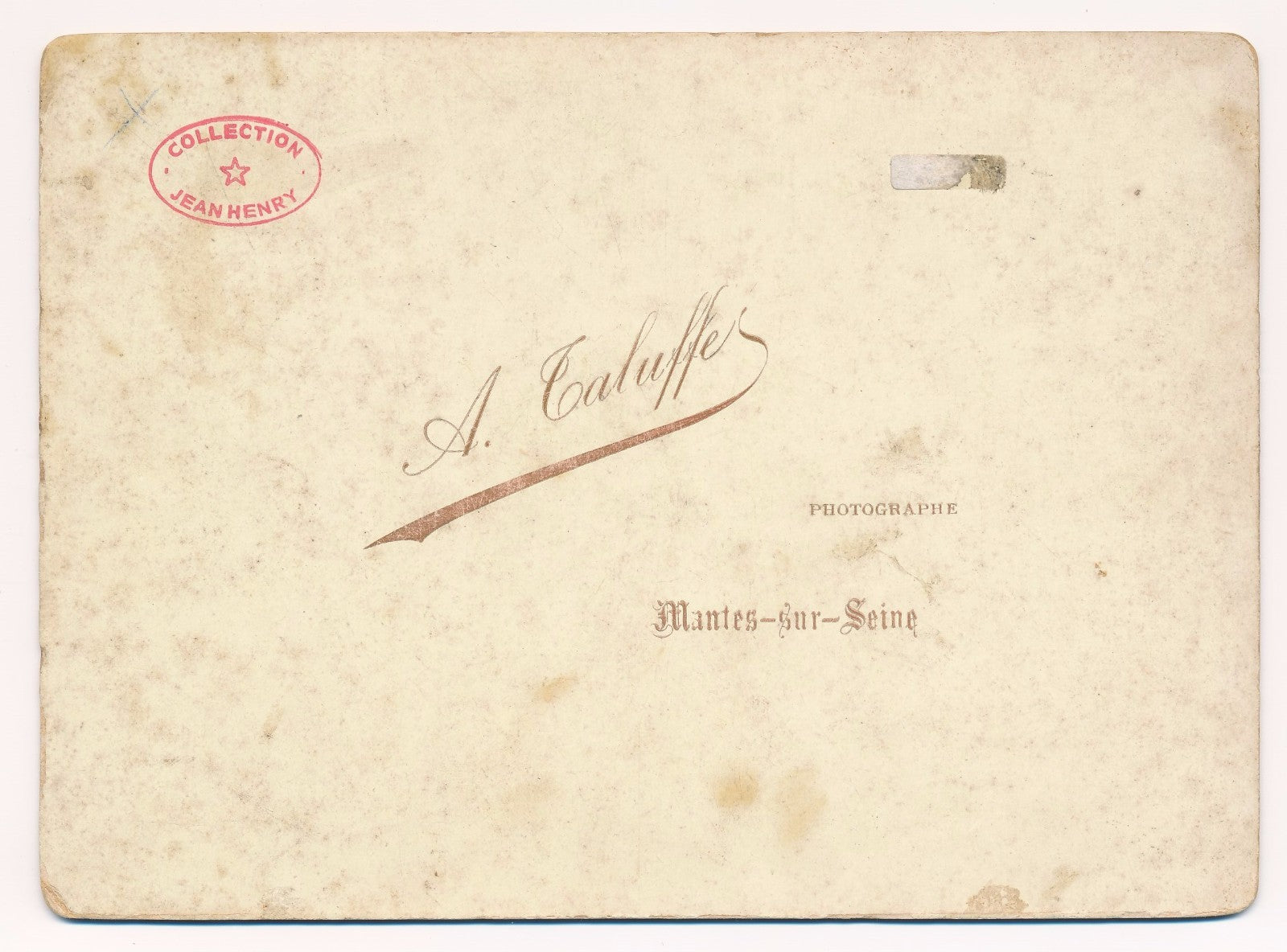 Photo famille barque tirage papier albuminé albumine Taluffe photographe v. 1880