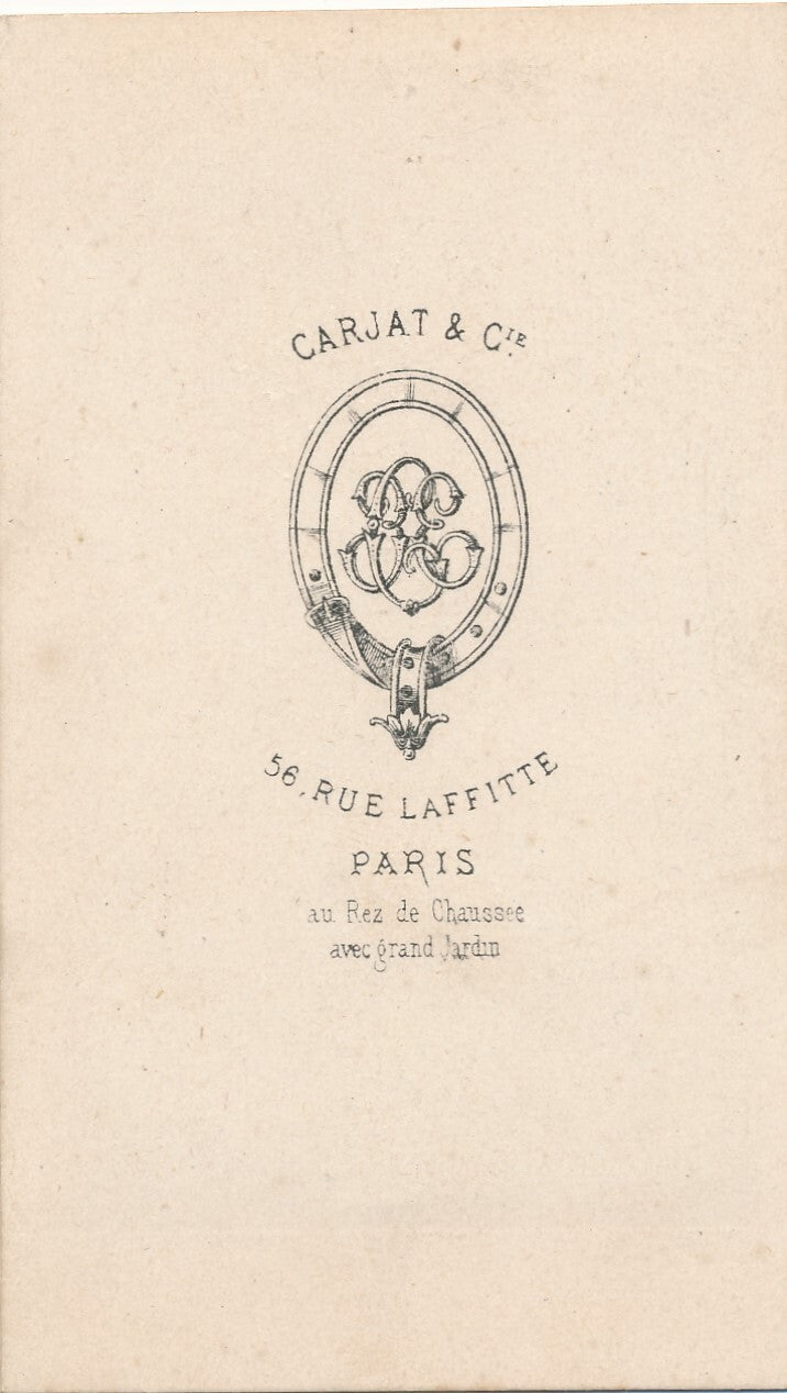 Léon ALBERT HAYON peintre cdv albumine photographe Carjat