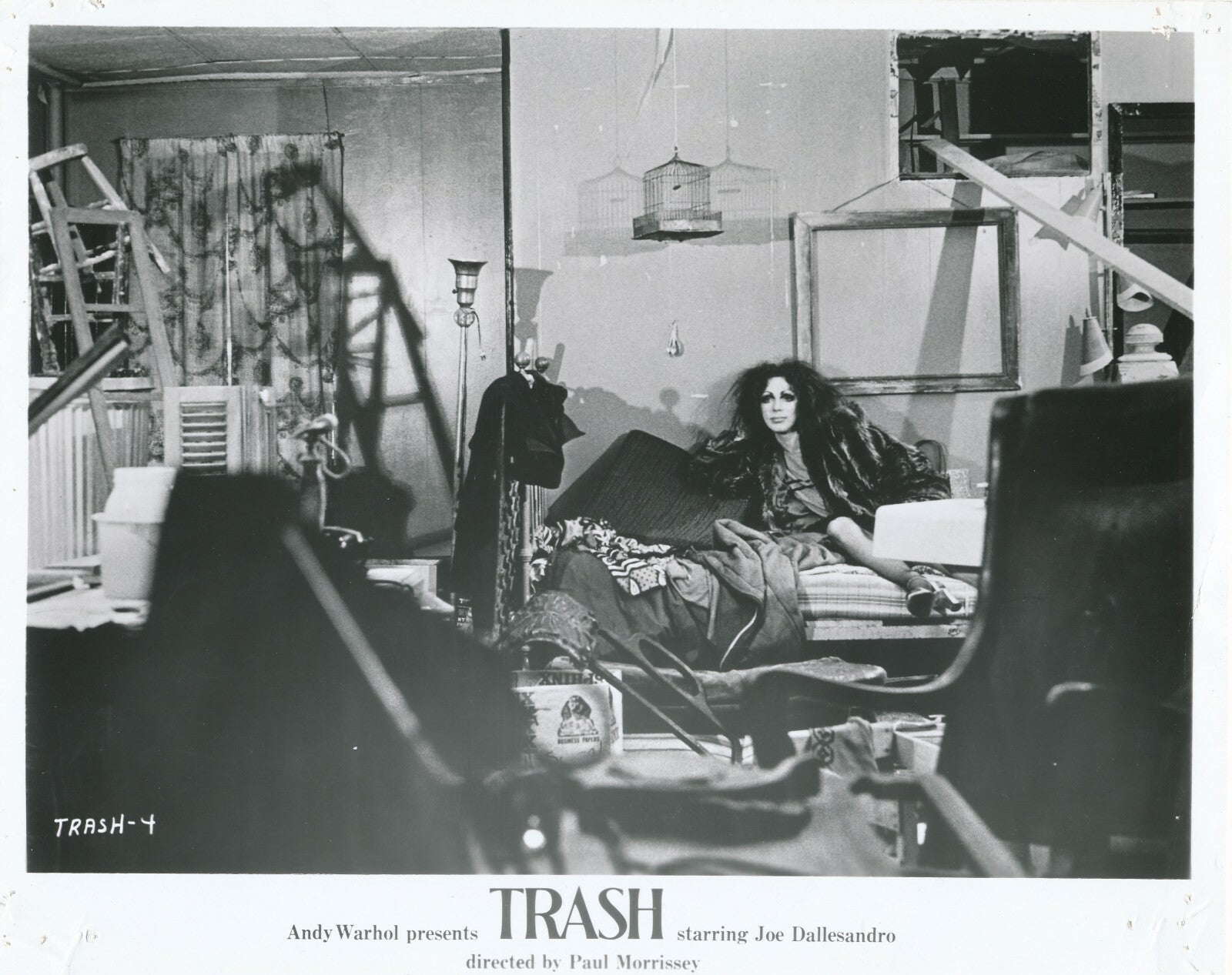 Paul MORRISSEY Trash 1970 photo photographie cinéma vintage Holly Woodlawn