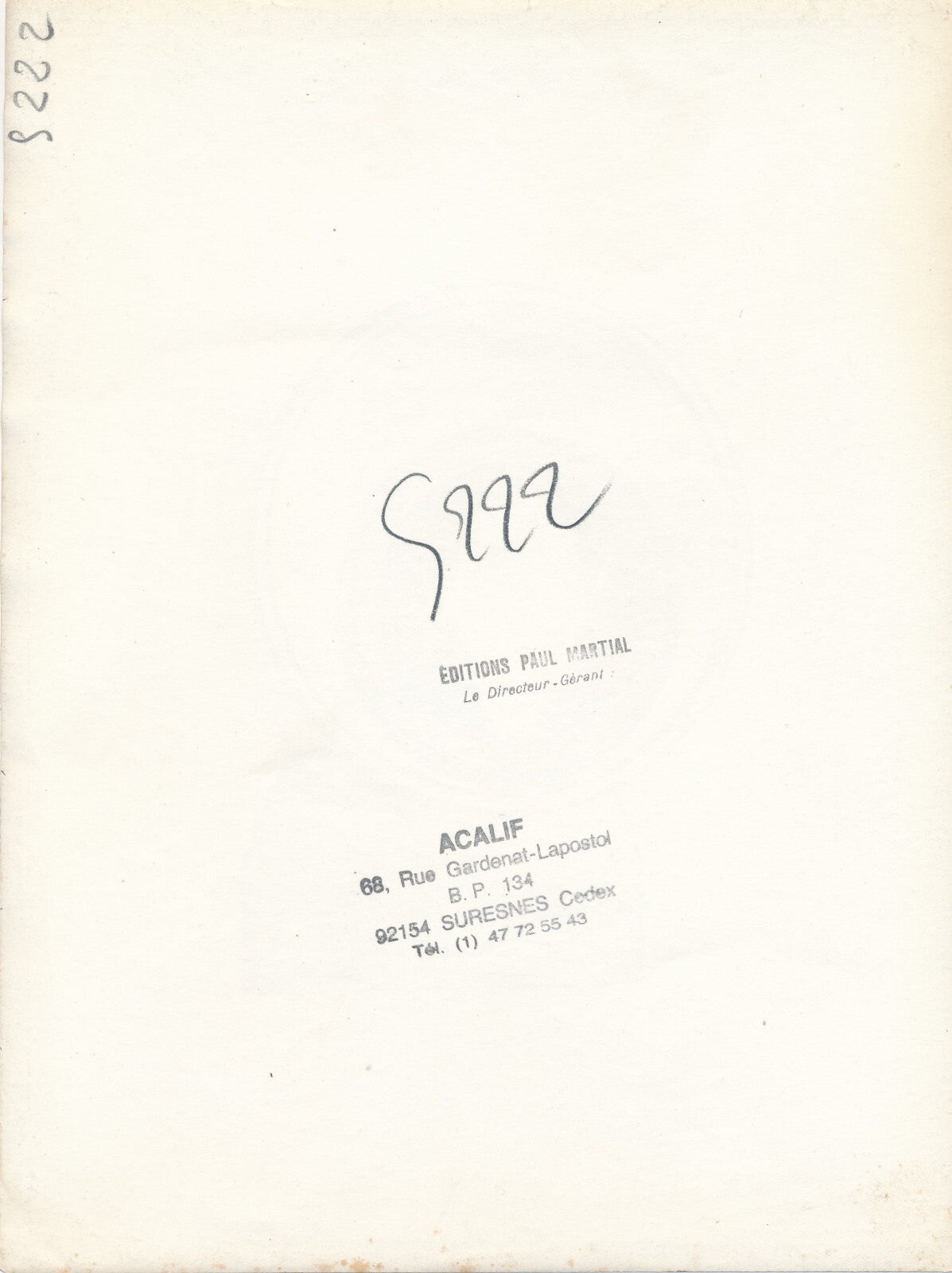 Objet non identifié étoile à six branches photo photographie publicité v. 1930