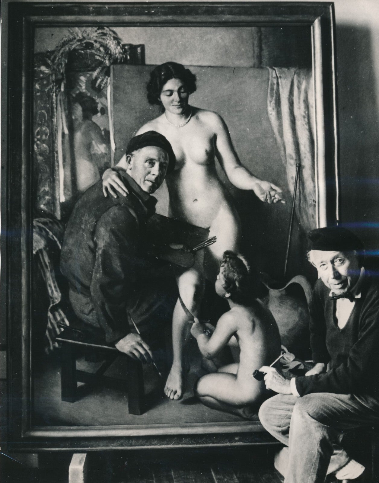 Oskar BRÁZDA peintre tchèque photo photographie époque 1971 autoportrait