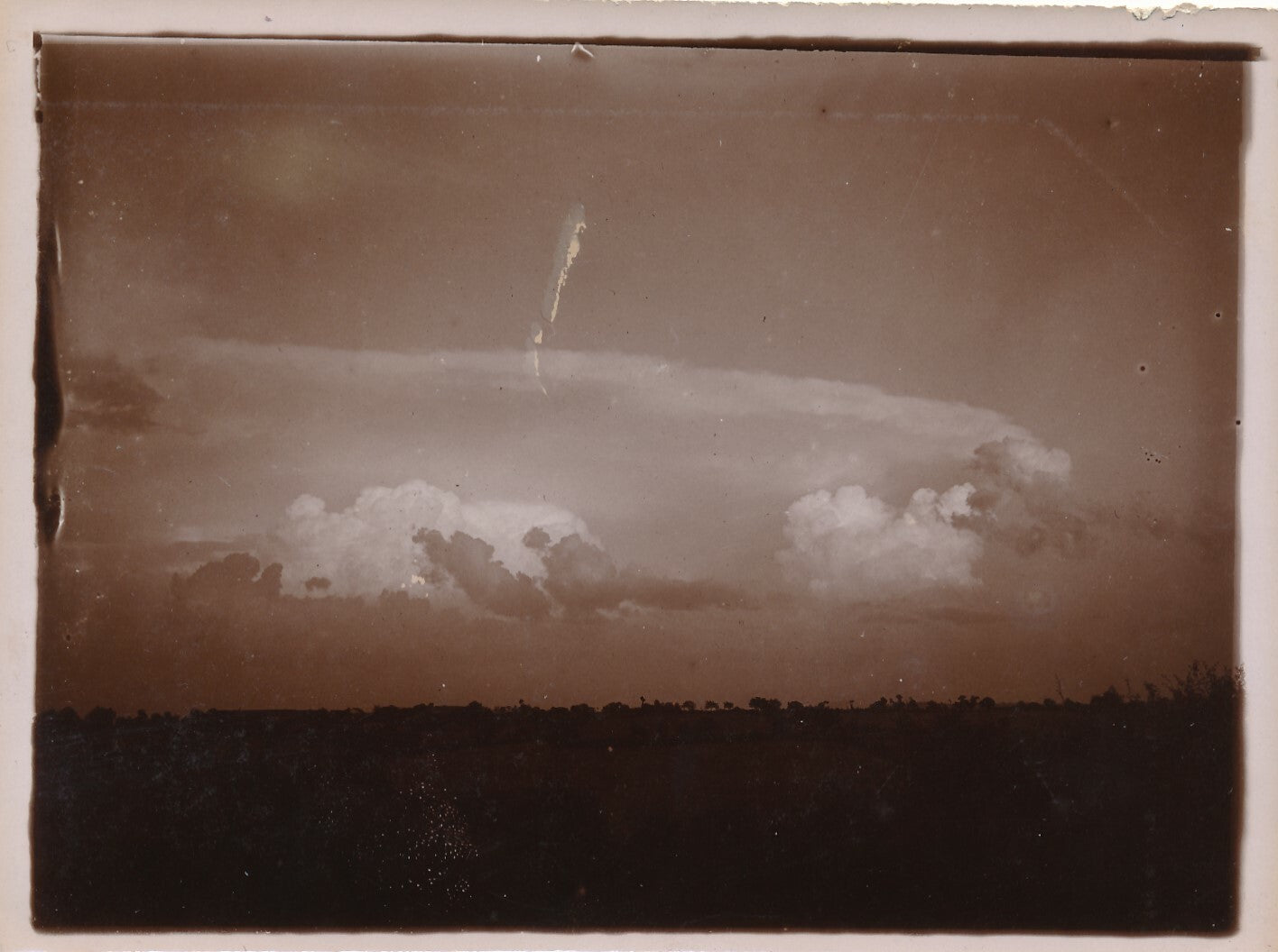 étude de nuages 3 tirages aristotypes vers 1910 époque photo photographie