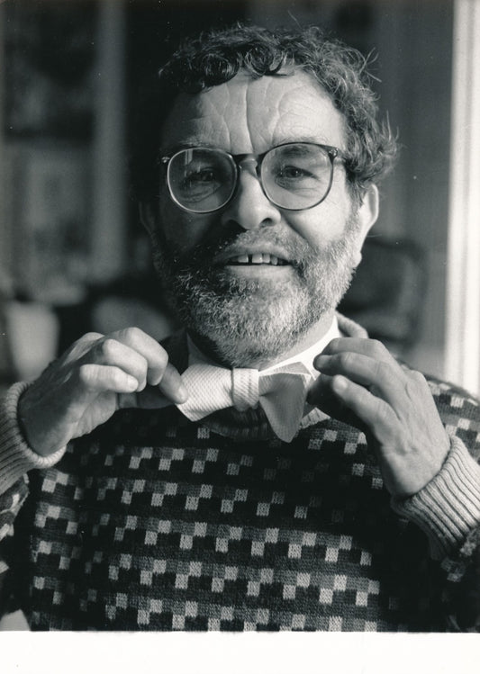 Fernando Arrabal poète tirage argentique époque presse 1988 photographie