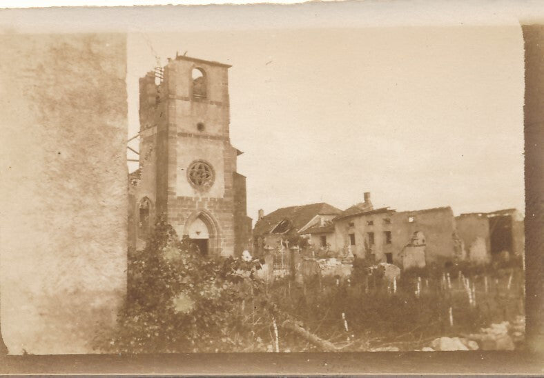Neuvillers Meurthe Moselle 1917 militaria 8 photos boyau caillebotti spahis