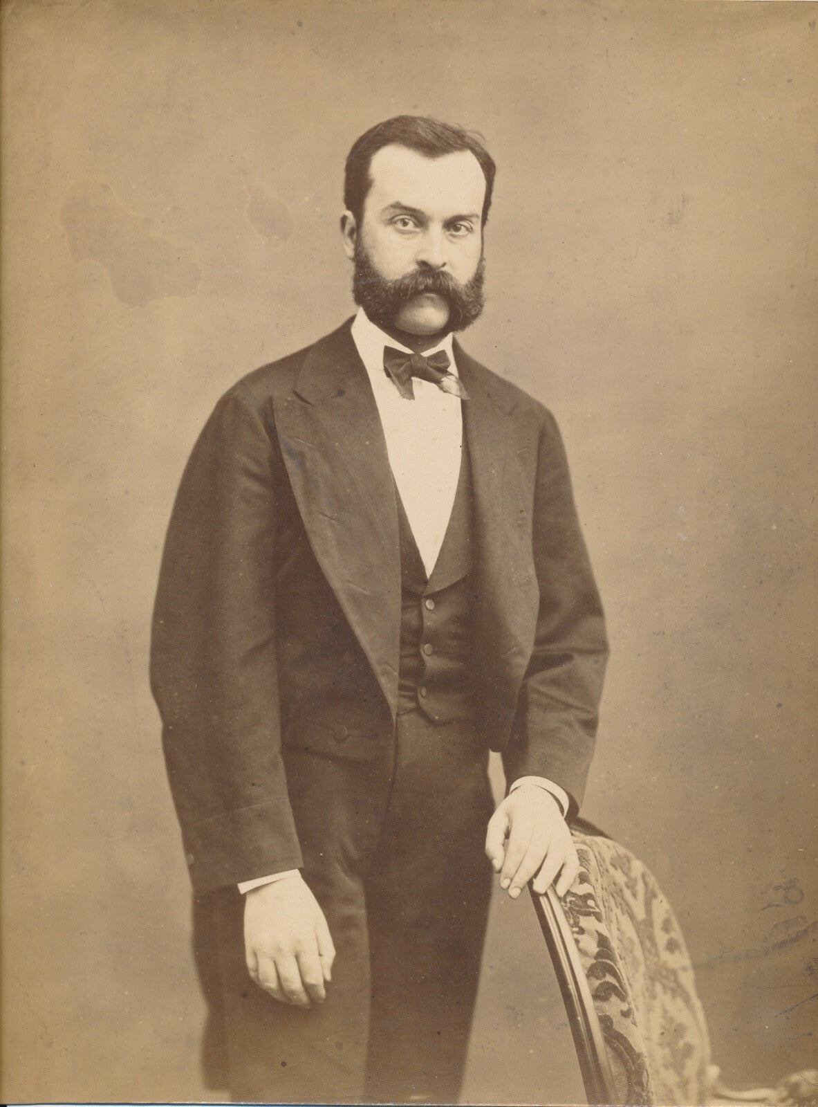 6 portraits hommes 1880-1890 3 albumines 3 photoglypties photographie photo