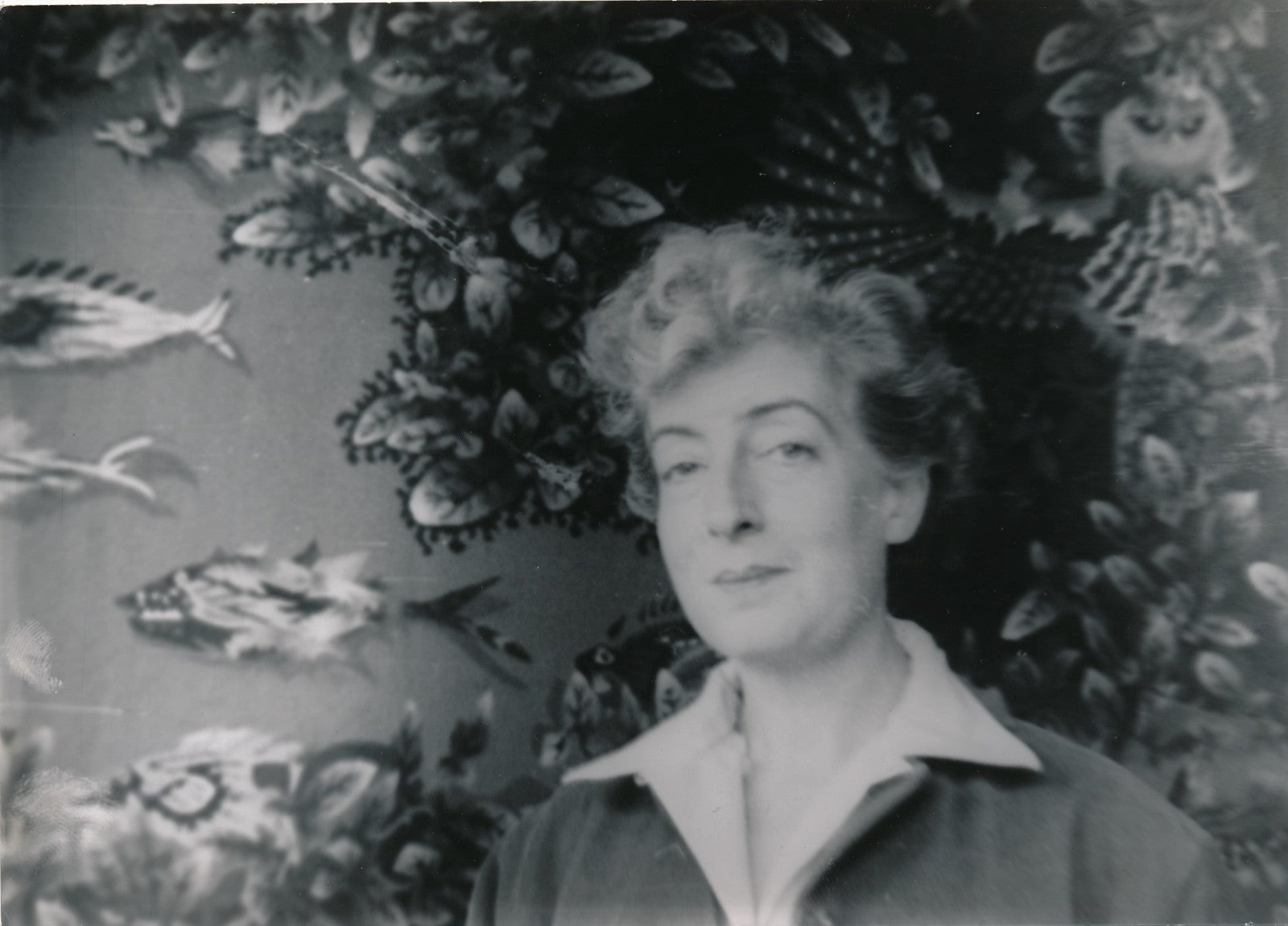 Madeleine BRAUN (1907-1980) portrait argentique époque années 50 politique photo