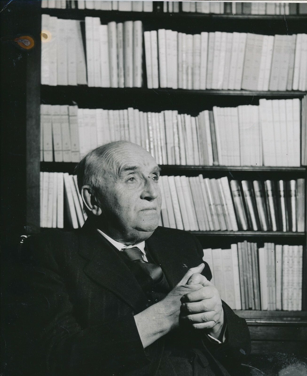 Paul Claudel dramaturge photographie argentique époque cachet au dos Marcel