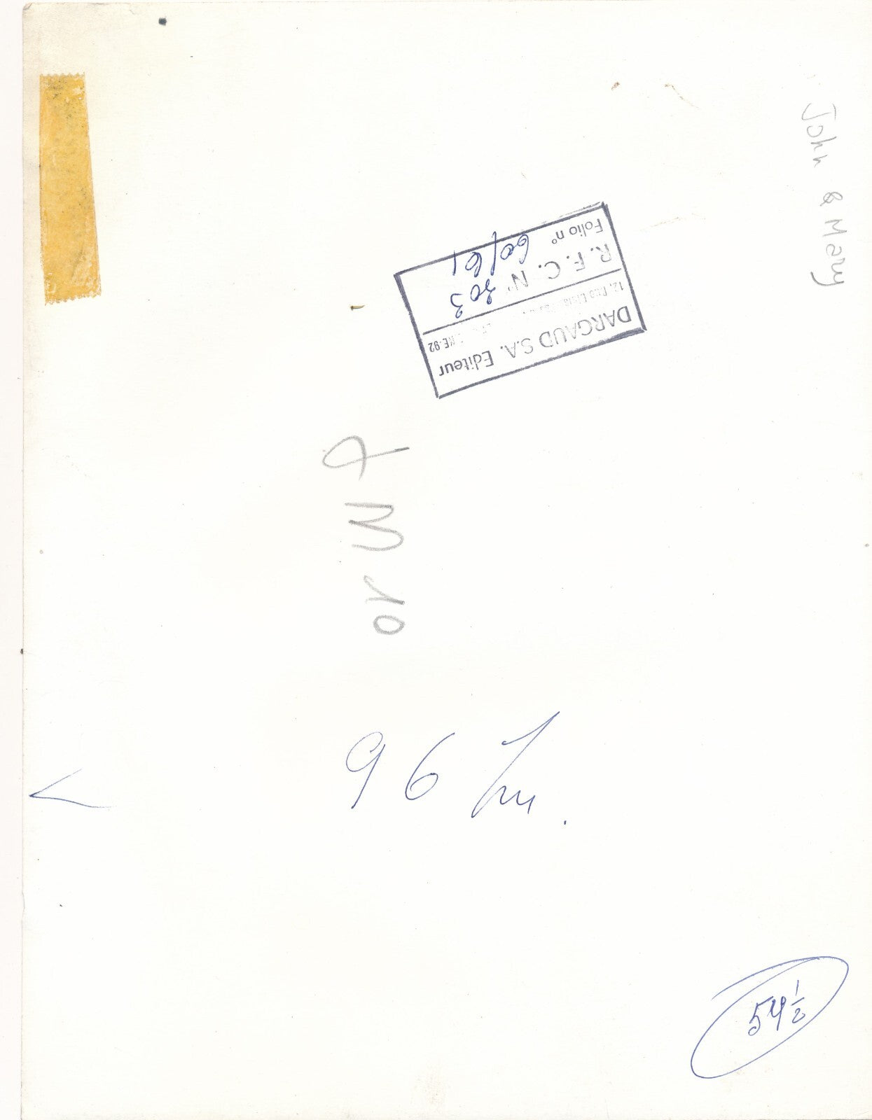 Dustin HOFFMAN Mia FARROW John et Mary 1970 photo photographie cinéma époque