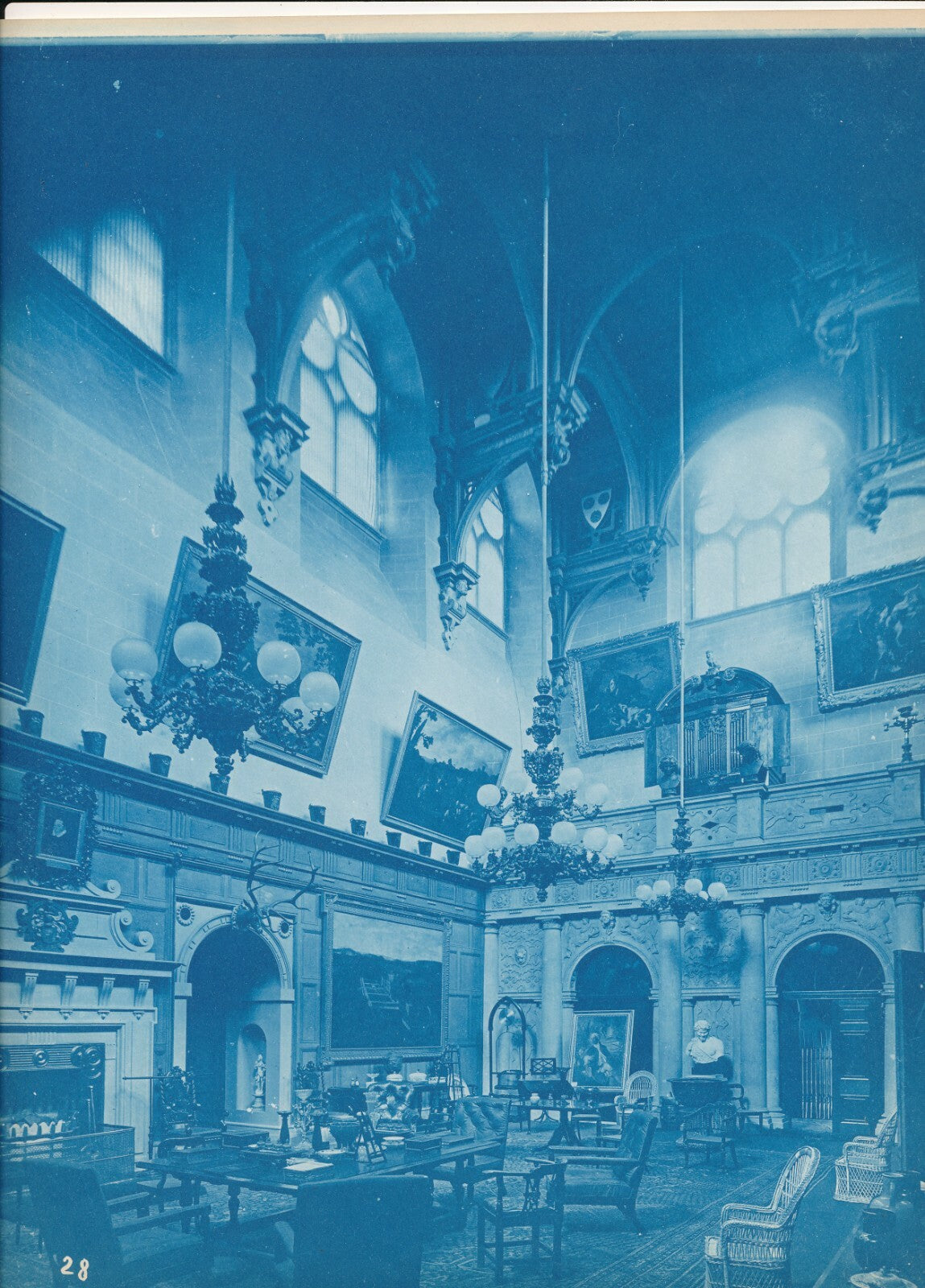 BEDFORD LEMERE and CO 10 cyanotype intérieurs anglais photo photographie photo