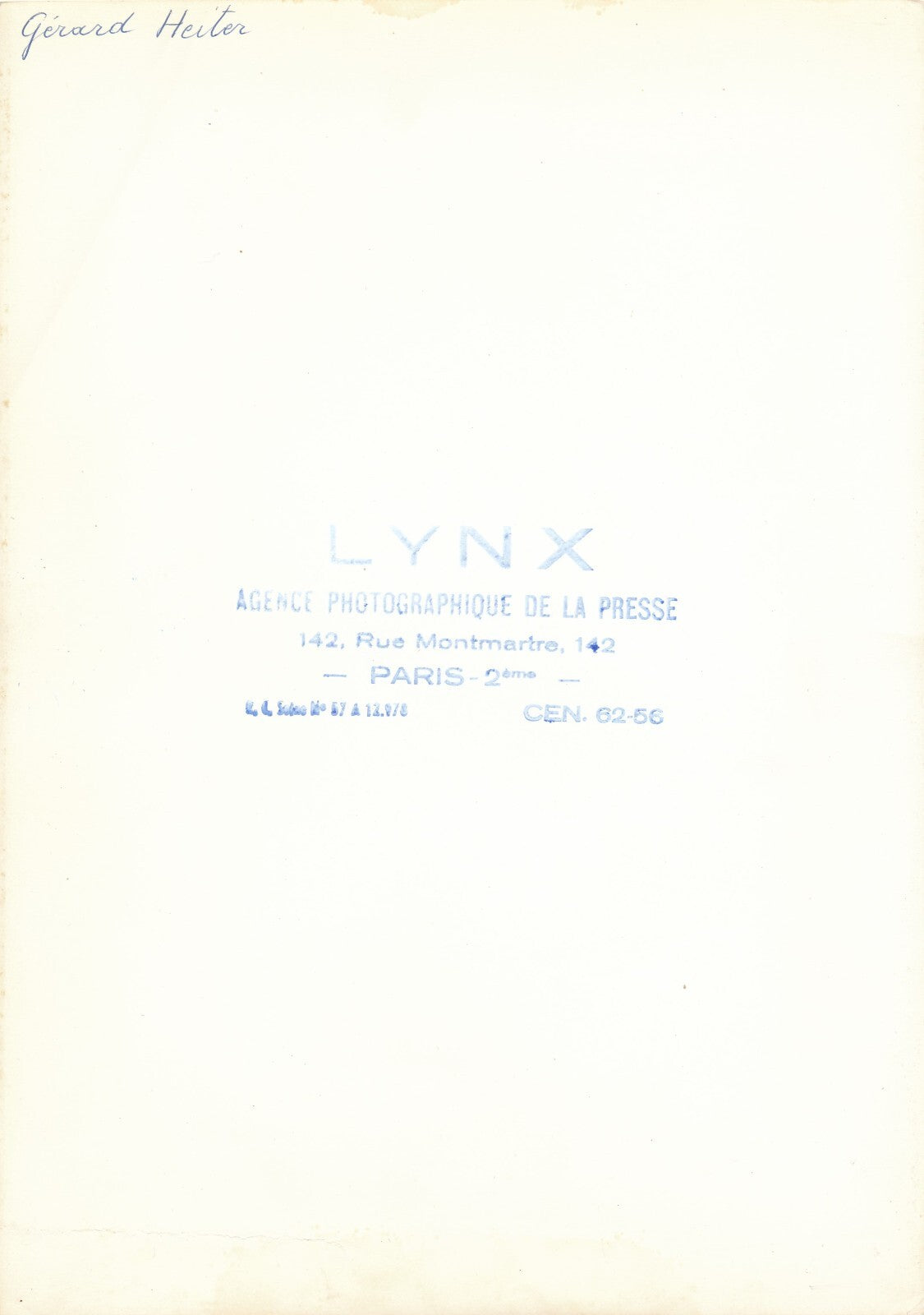 Gérard HEITER XXe siècle peintre atelier photo photographie