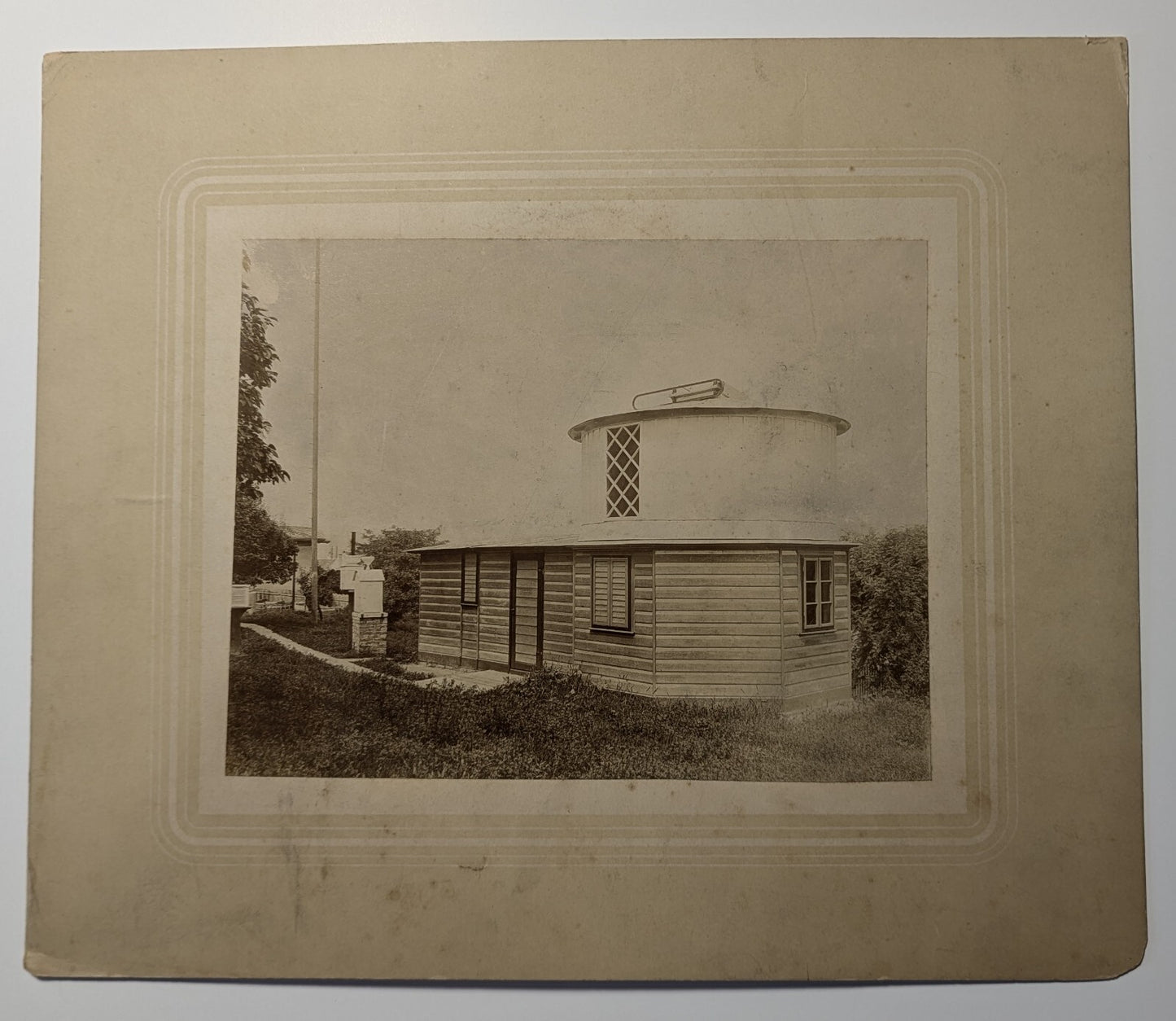 Observatoires astronomie 2 tirage papier citrate vers 1910 photo photographie