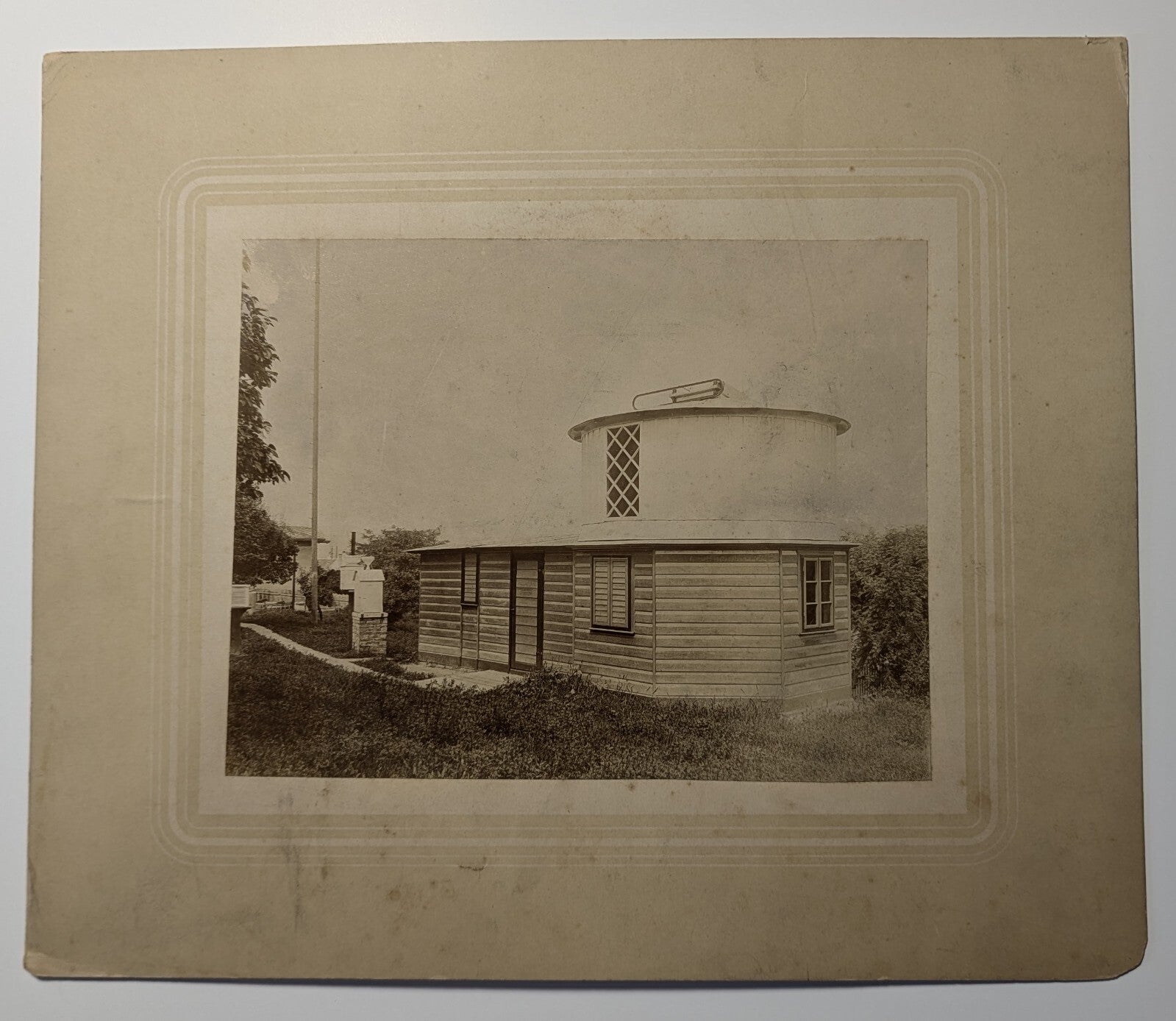 Observatoires astronomie 2 tirage papier citrate vers 1910 photo photographie