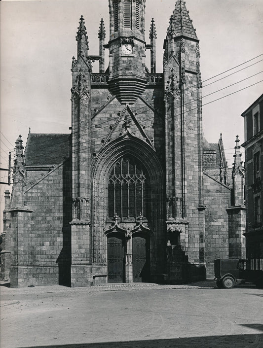 Collégiale Saint Aubin de Guérande photo photographie Pierre JAHAN époque