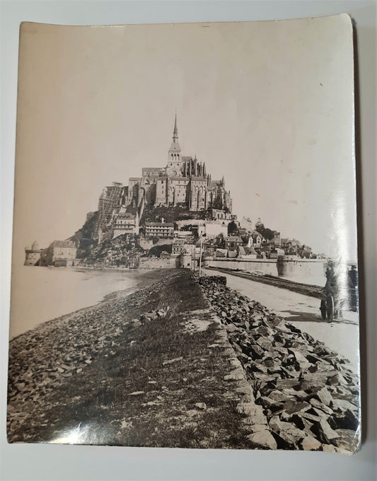 Mont Saint-Michel Jacques Ernest BULLOZ photo photographie époque Normandie