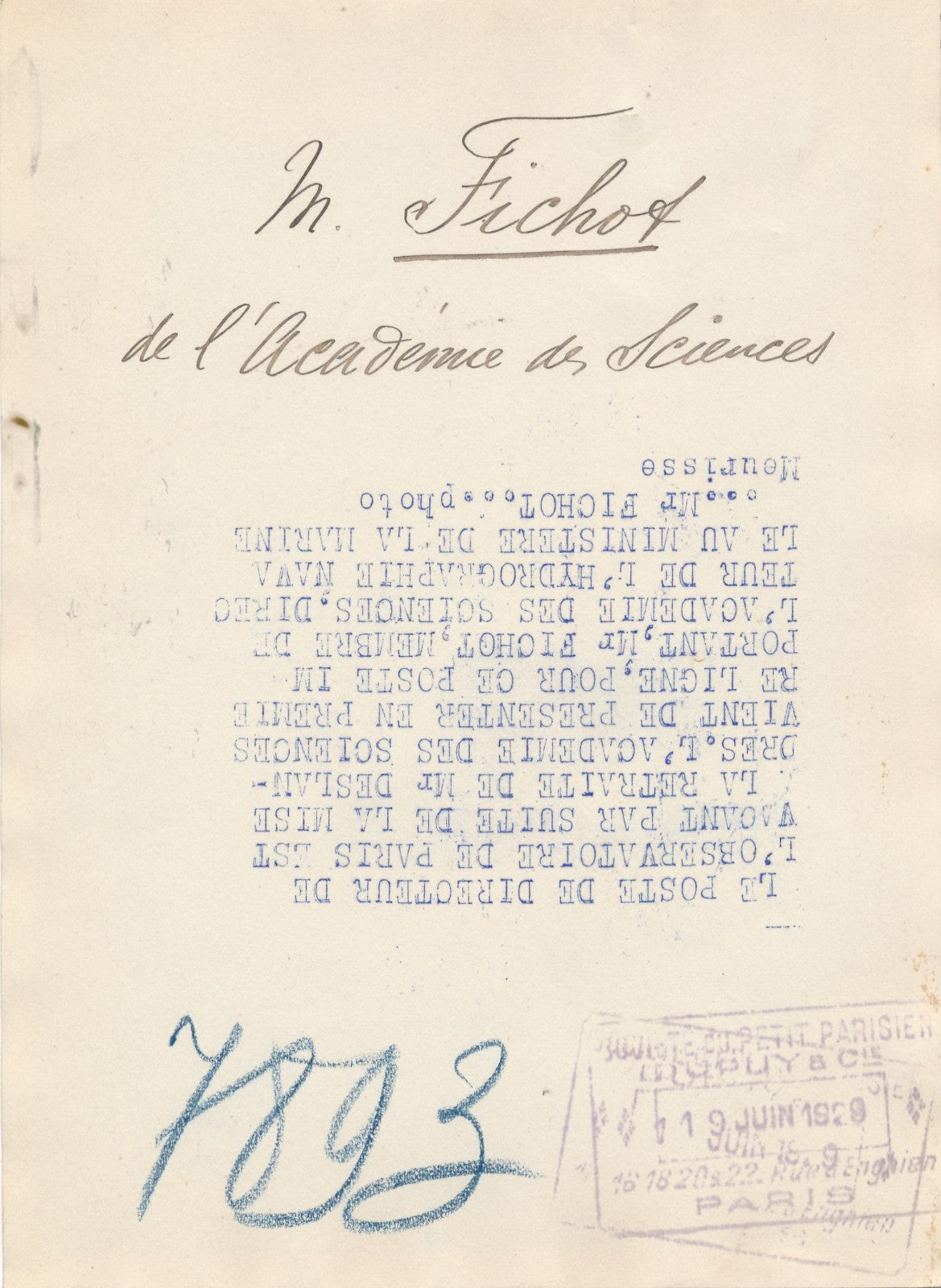 Eugène Fichot (1867-1939), ingénieur, hydrographe photographie argentique époque