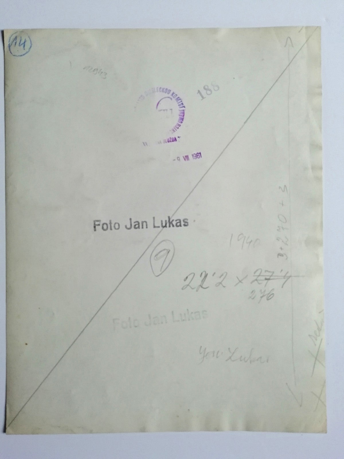 photo Jan Lukas (1915-2006) tchèque Etats-Unis tirage argentique époque vintage