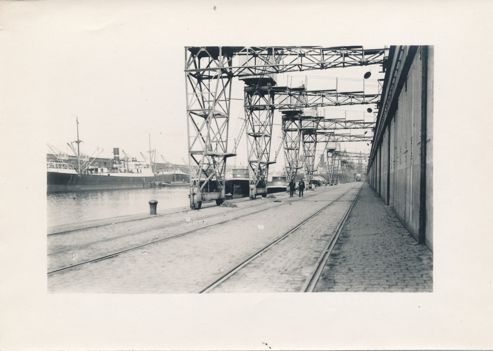 Le Havre port 1930 3 photo argentiques début années 1950 Eure Garonne