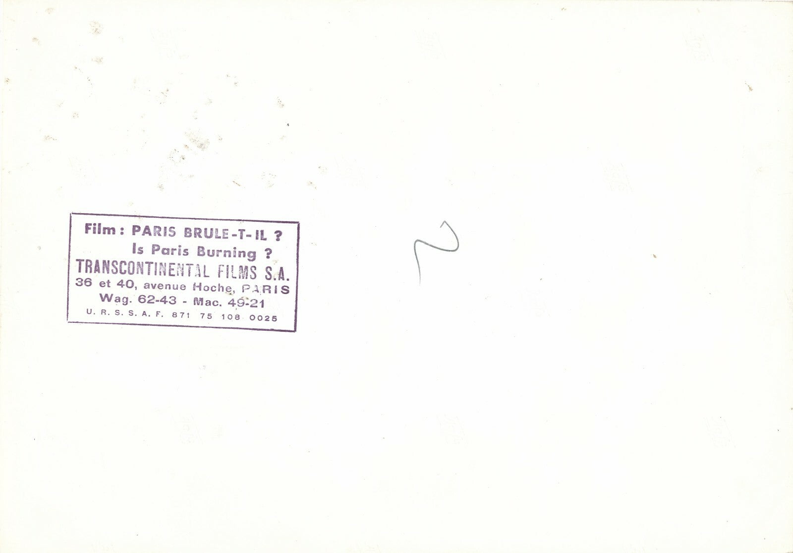 Cinéma Paris brûle-t-il ? 1966 René Clément Tuileries arbres photo photographie
