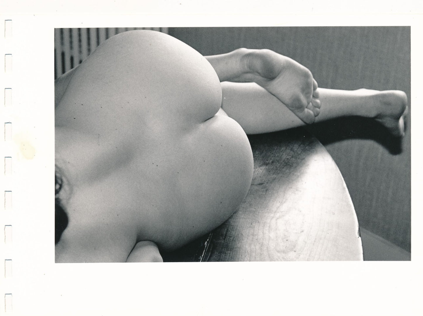 Carnet relié spirale 25 photographie photo amateur nu même modèle vers 1980.
