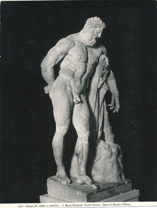 Hercule Glycon d'Athènes musée Naples marge photo photographie