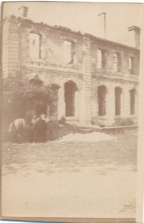 Gerbéviller Meurthe Moselle 1917 guerre militaria 3 photos photographie époque