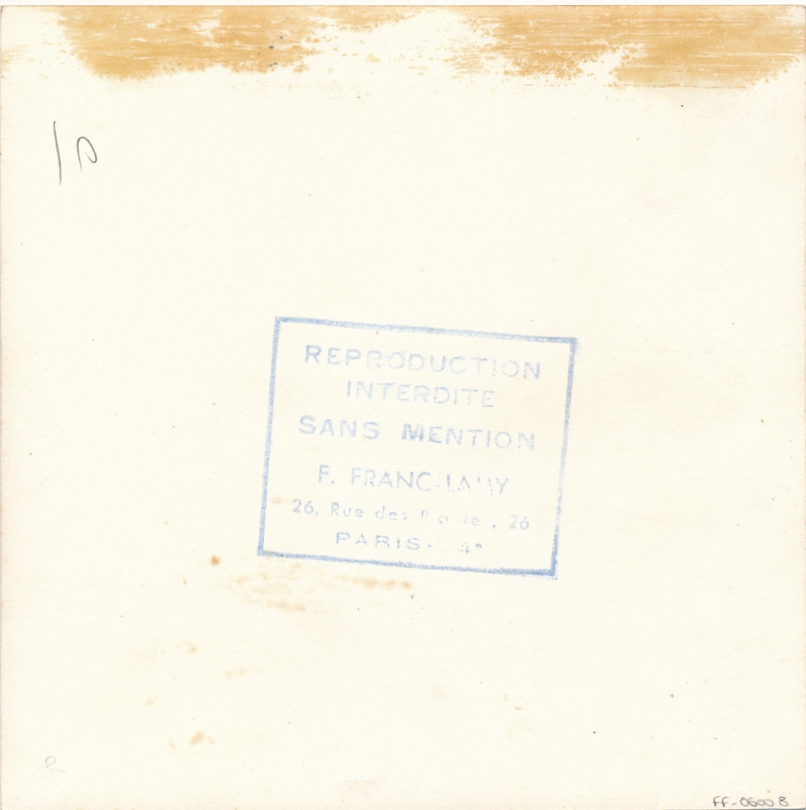 2 photo F. Franc-Lamy bords plage mer épéoque cachet photographie