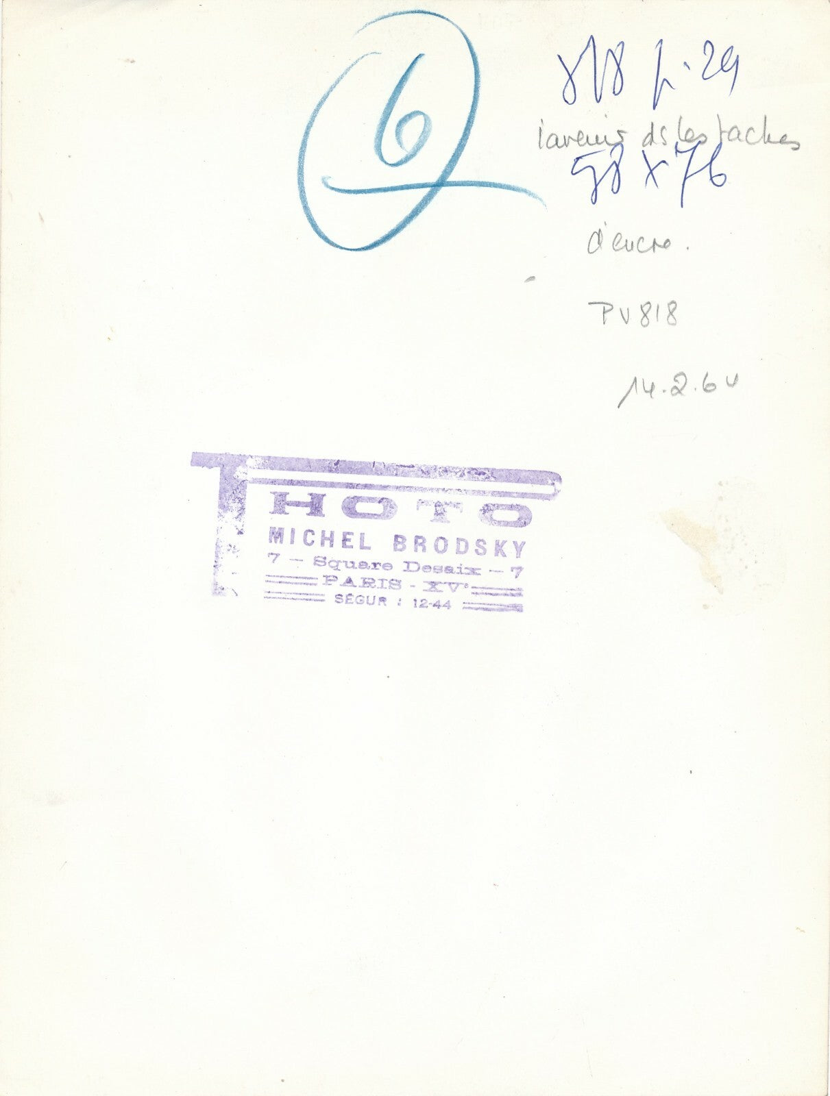 Encromancie : lire l’avenir dans les taches d’encre 2 tirages photo photographie