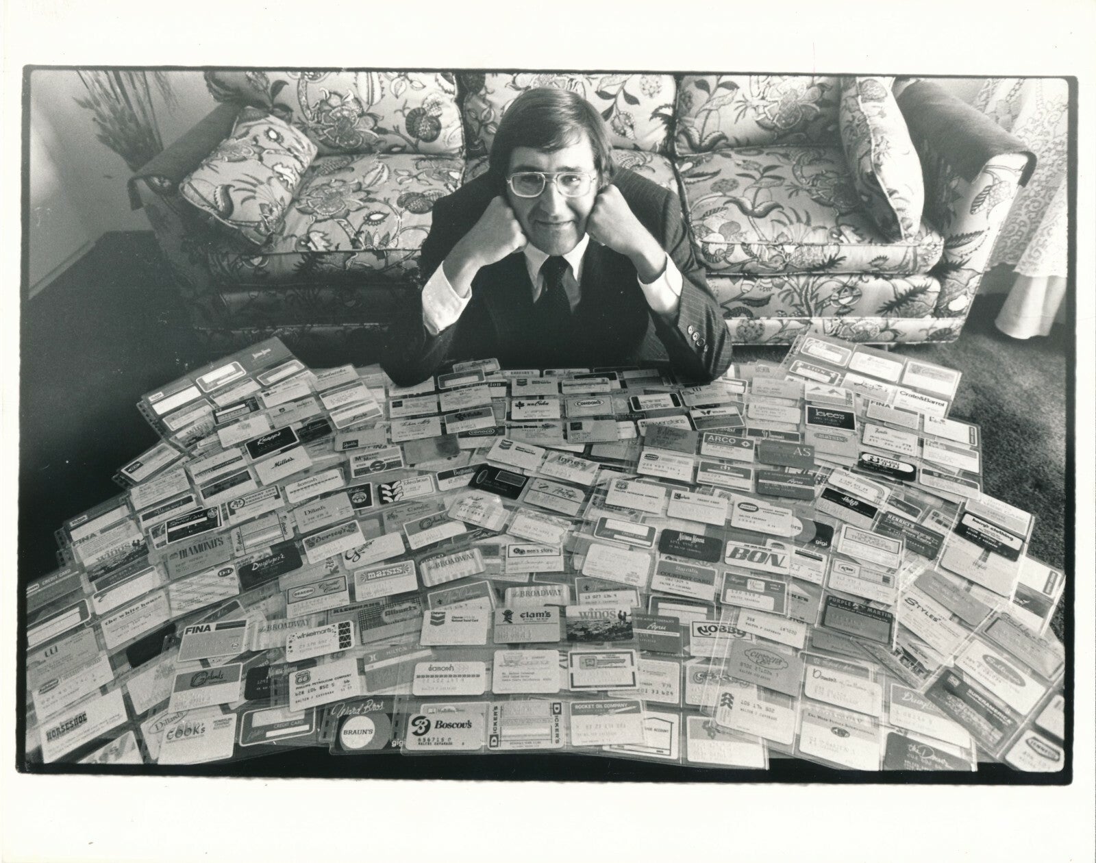 Record 934 cartes bancaires particulier 2 photo photographie 1979 Américain TOL