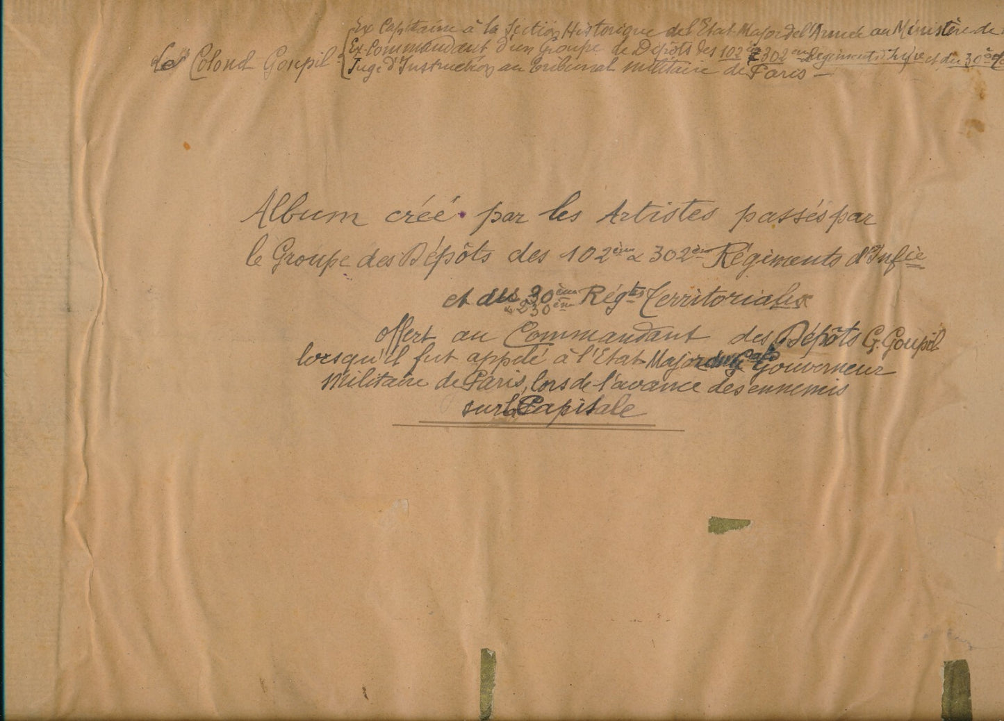 Militaria arts album 78 photographies 102e régiment infanterie photo photographi