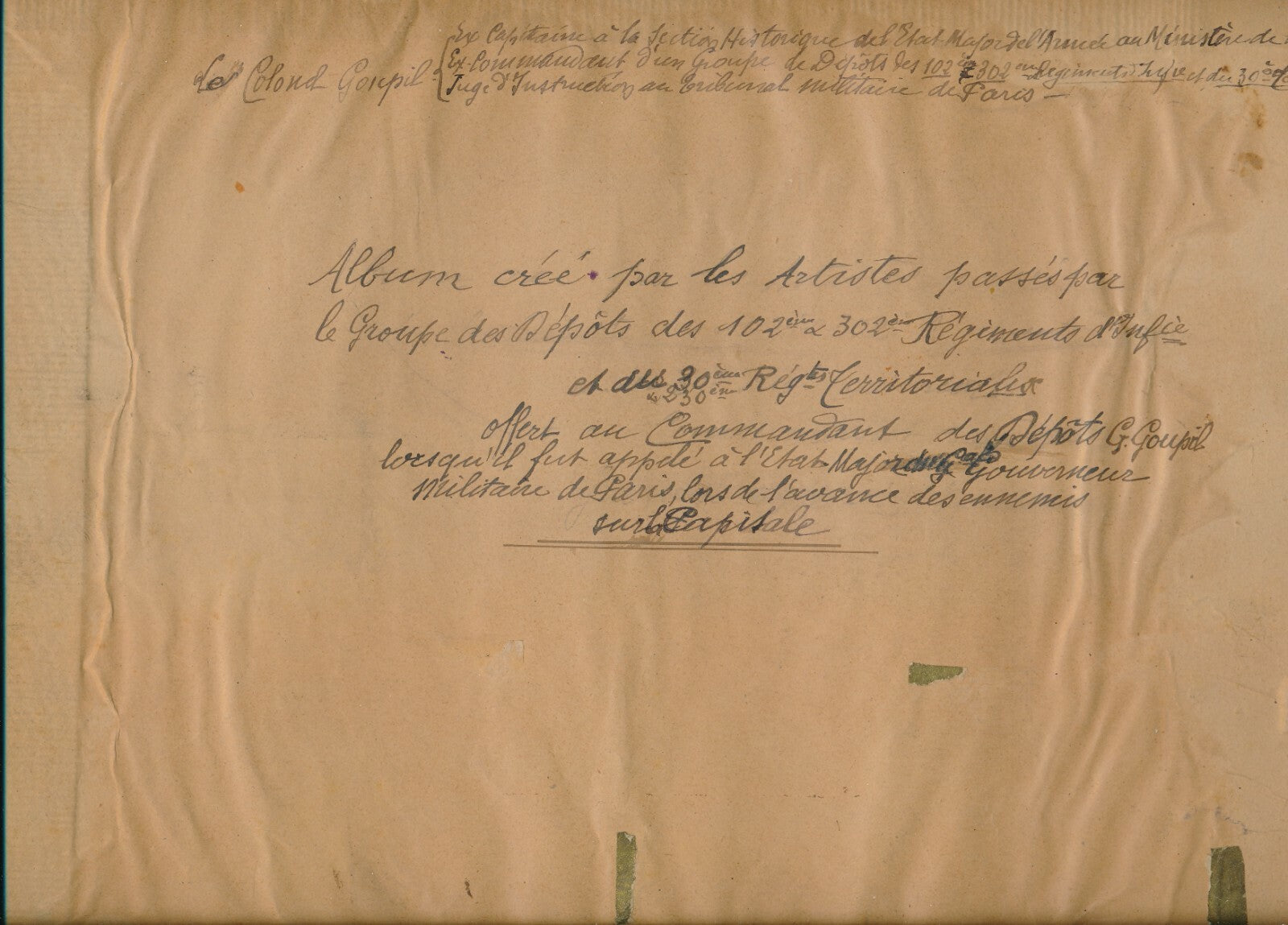 Militaria arts album 78 photographies 102e régiment infanterie photo photographi