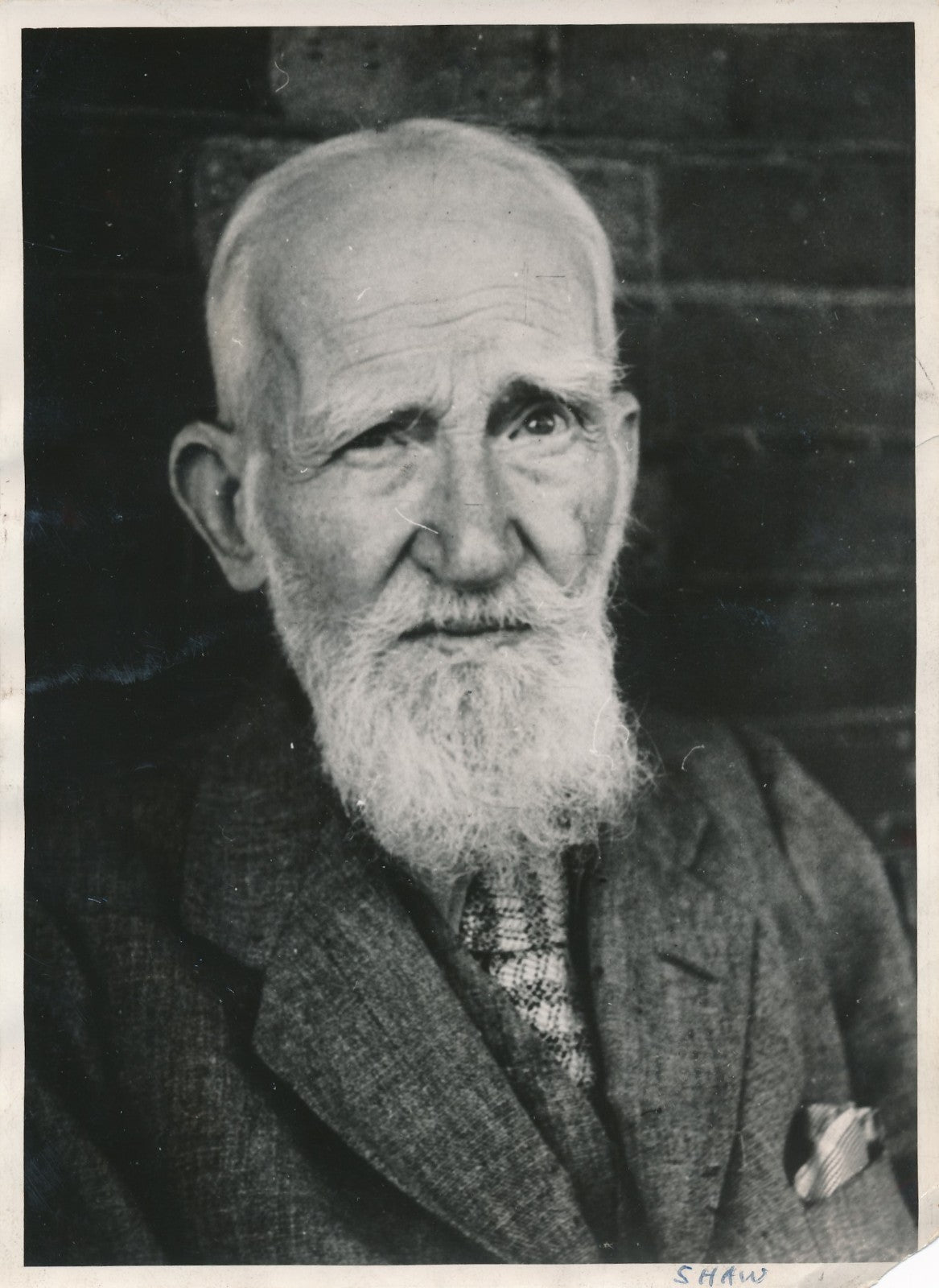 George Bernard Shaw théâtre tirage argentique époque portrait photographie