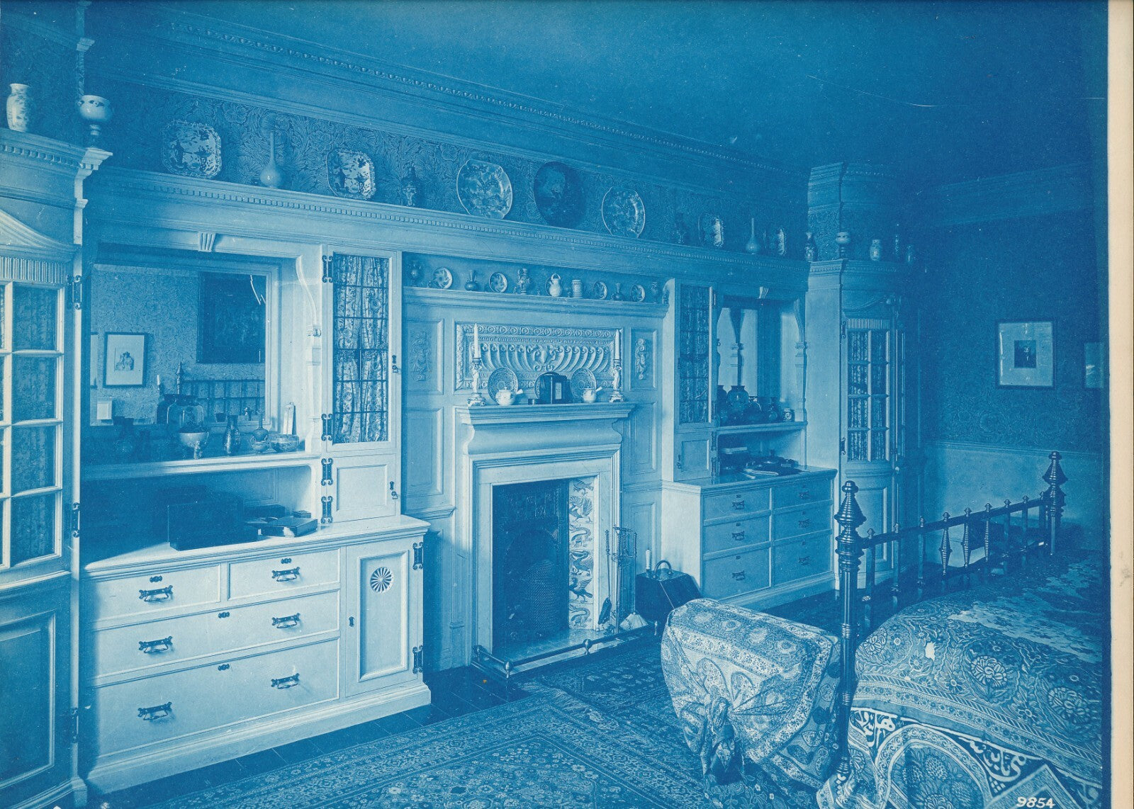 BEDFORD LEMERE and CO 10 cyanotype intérieurs anglais photo photographie photo