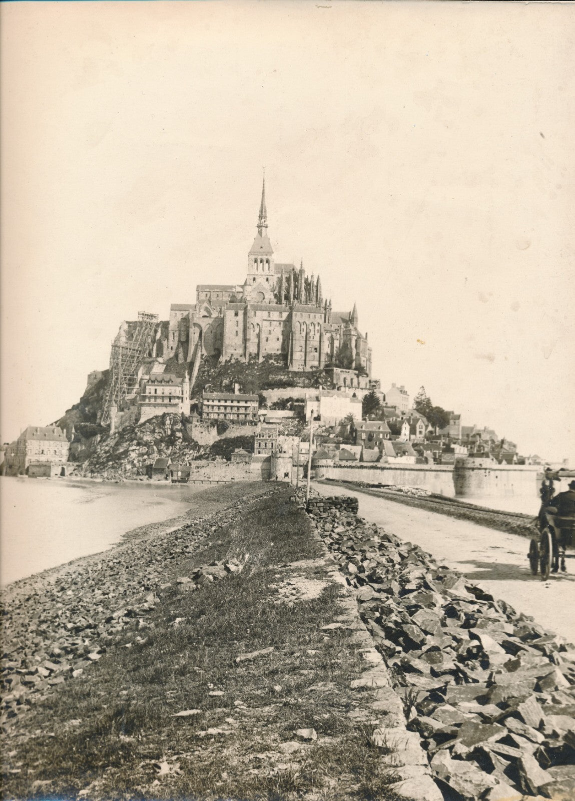Mont Saint-Michel Jacques Ernest BULLOZ photo photographie époque Normandie