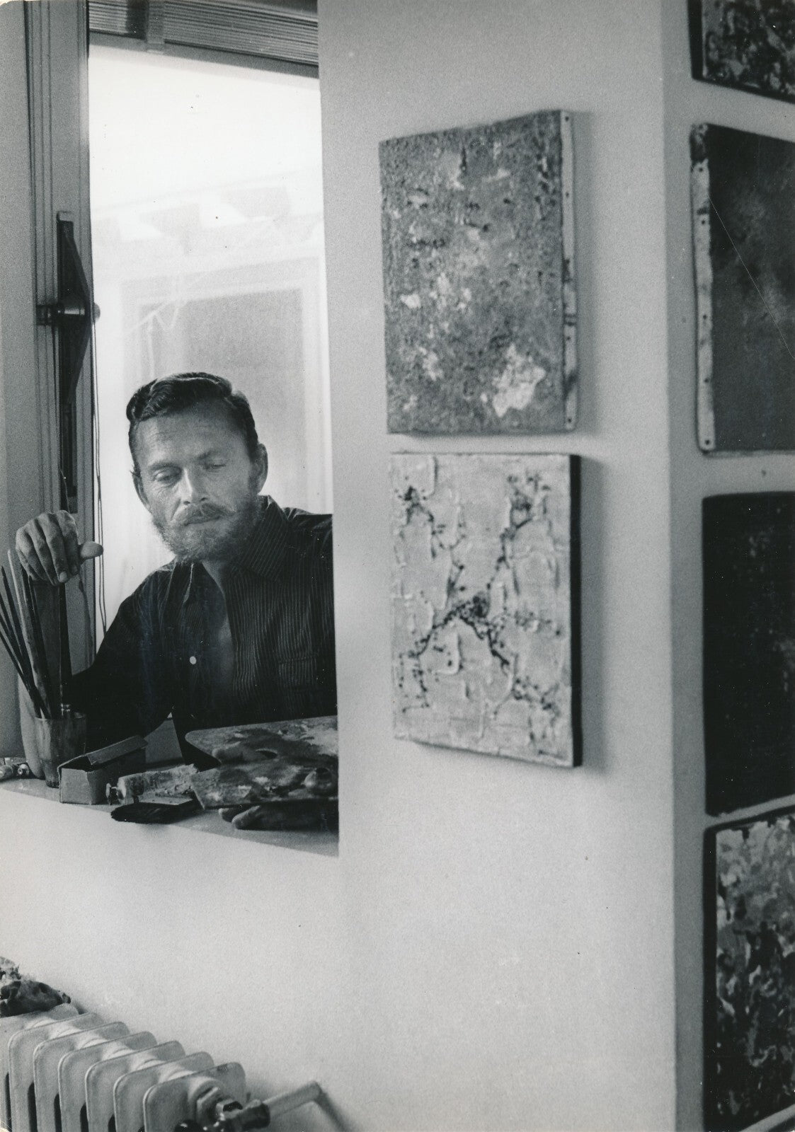 Gérard HEITER XXe siècle peintre atelier photo photographie