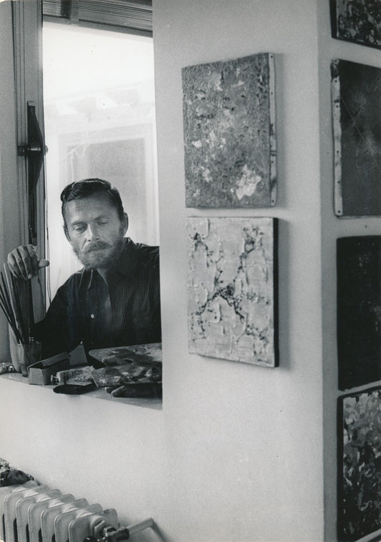 Gérard HEITER XXe siècle peintre atelier photo photographie