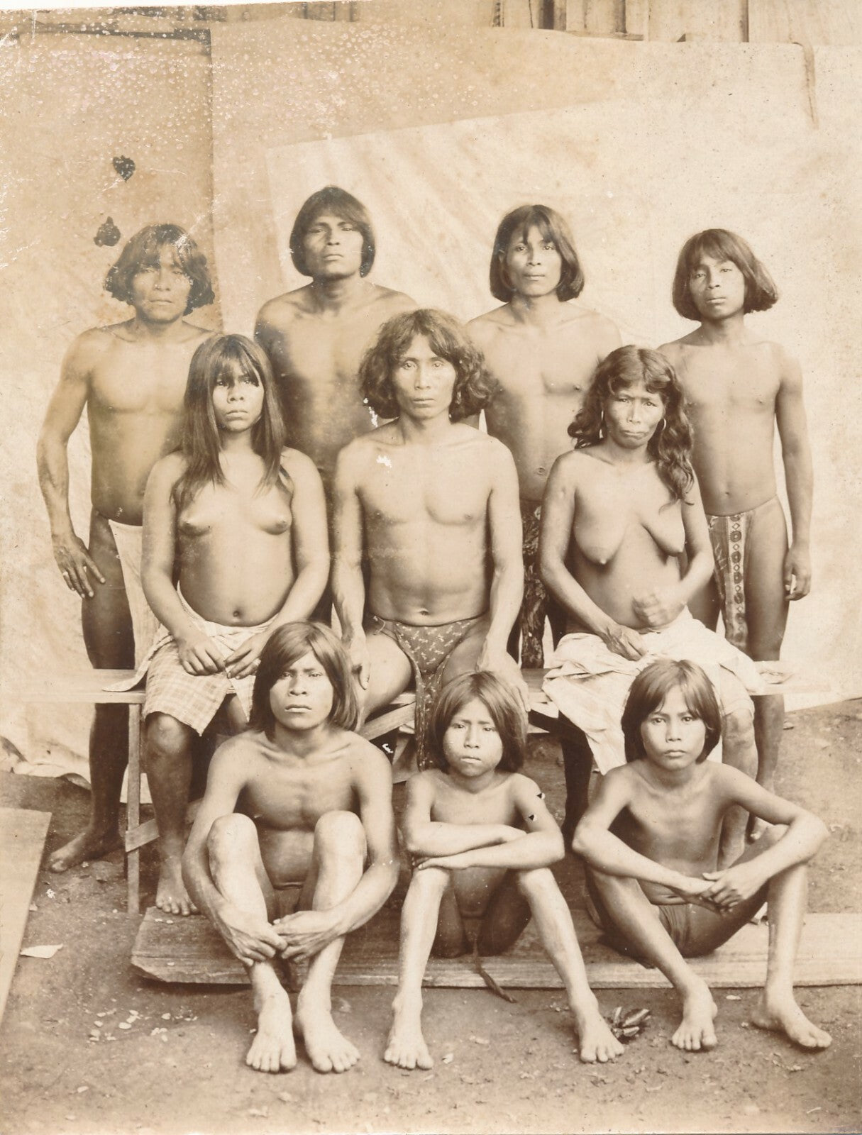 Indiens cholos du panama n° 2 photo photographie portrait groupe femmes hommes