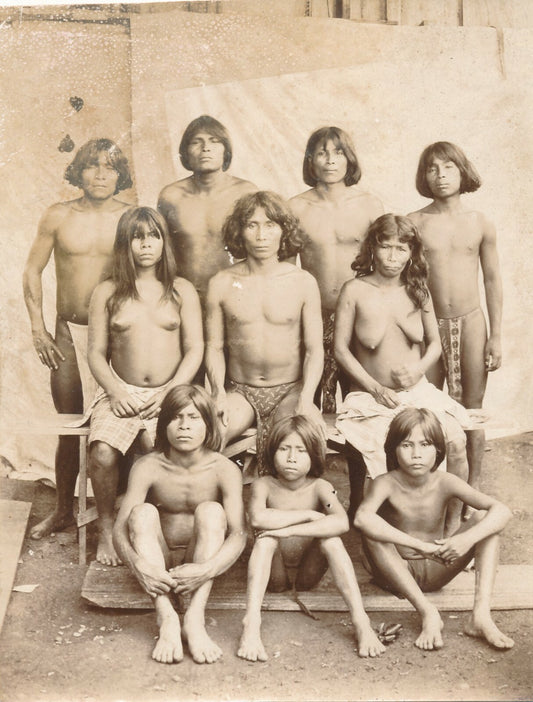 Indiens cholos du panama n° 2 photo photographie portrait groupe femmes hommes