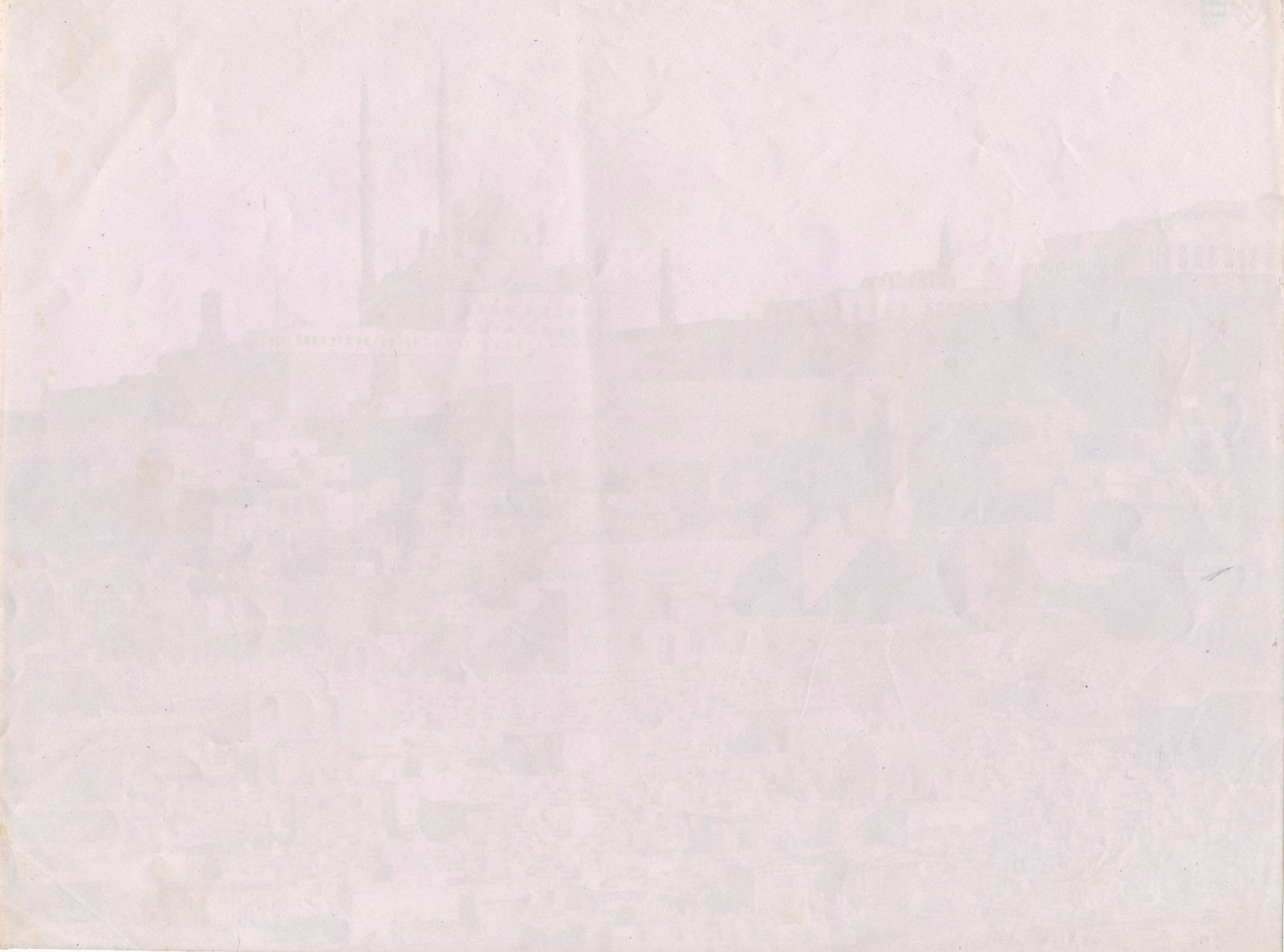 Zangaki albumine époque v. 1880 photo égypte Le Caire citadelle cimetière Tourab