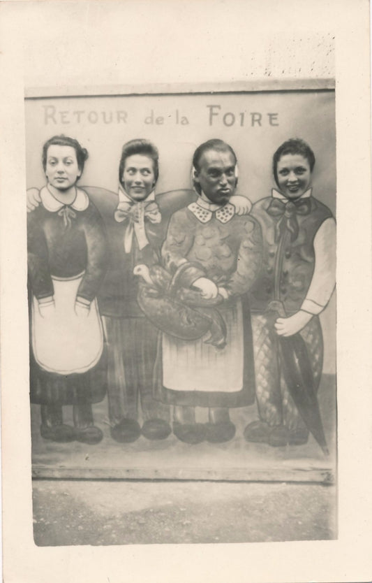 Photographie fête foire tirage argentique époque vers 1940